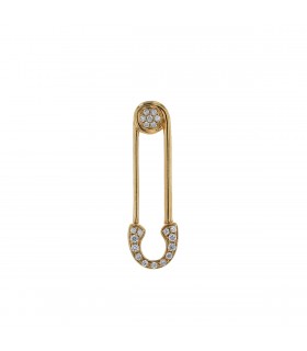 Djula diamonds and gold earring