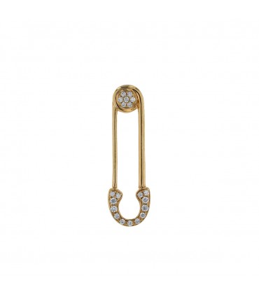Djula diamonds and gold earring