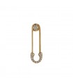 Djula diamonds and gold earring