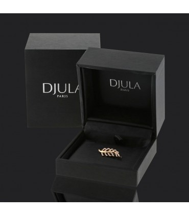 Djula Plume diamonds and gold earring