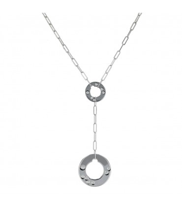 Dinh Van Cible diamonds and gold necklace