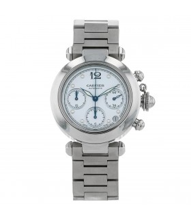 Cartier Pasha stainless steel watch