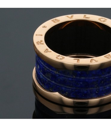 Bulgari B.Zero 1 lapis lazuli and gold ring