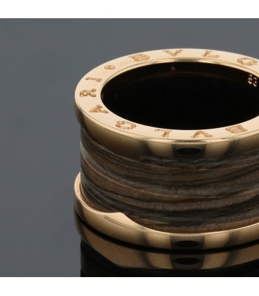 Bulgari B.Zero 1 marble and gold ring