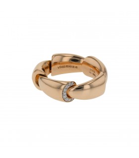 Vhernier Calla diamonds and gold ring