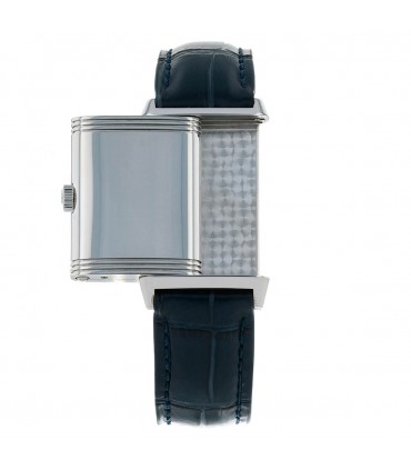 Jaeger Lecoultre Reverso stainless steel and diamonds watch