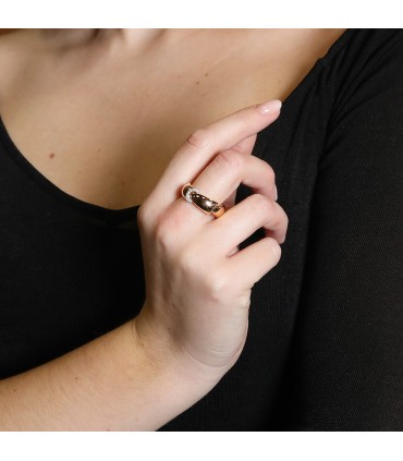 Vhernier Calla diamonds and gold ring