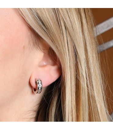 Bulgari B.Zero 1 diamonds and gold earrings