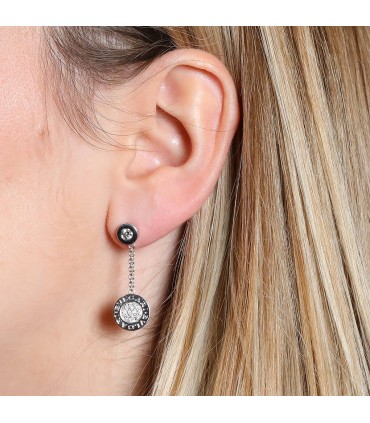 Bulgari Bulgari diamonds and gold earrings