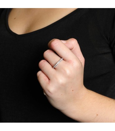 Diamonds and gold ring