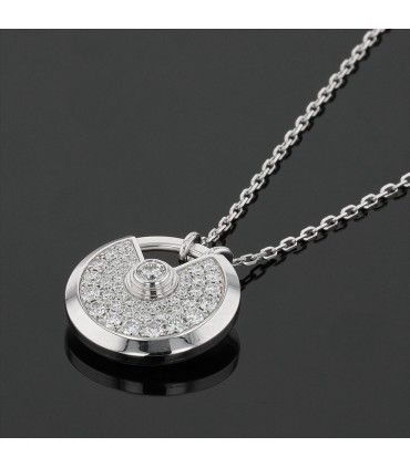 Cartier Amulette diamonds and gold necklace