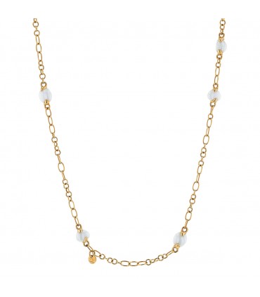 Pomellato Capri ceramic and gold necklace