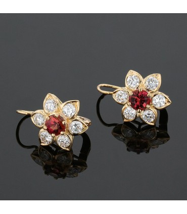 Boucles d’oreilles Fleurs