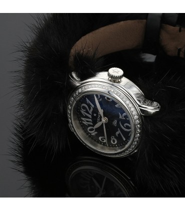 Zenith Baby Star Elite diamonds and stainless steel watch