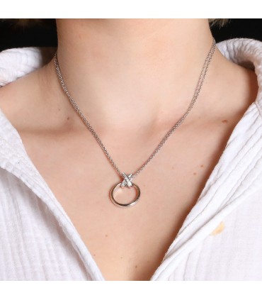 Chaumet Liens diamonds and gold necklace