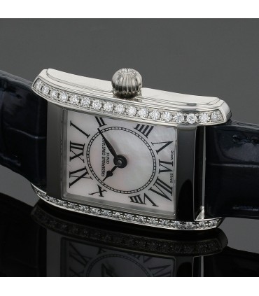 Frederique Constant Classics stainless steel and diamonds watch