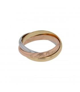 Cartier Trinity three tones gold