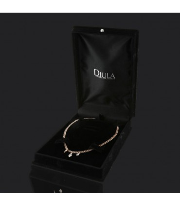 Djula diamonds and gold necklace
