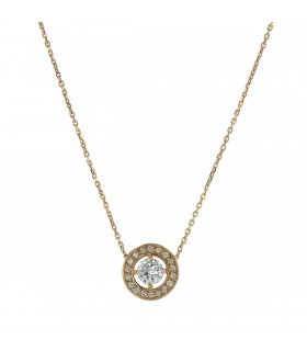 Diamonds and gold necklace