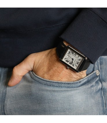 Cartier Tank stainless steel watch