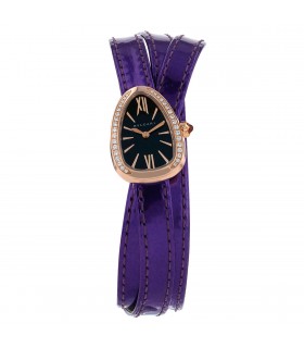 Bulgari Serpenti diamonds and gold watch