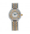 Cartier Must 21 stainless steel and plated gold watch