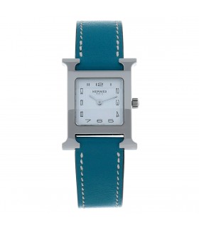 Hermès Heure H stainless steel watch