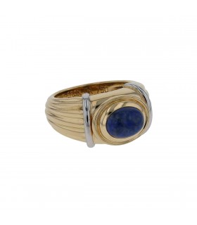 Boucheron Jaïpur lapis lazuli, two tones gold ring