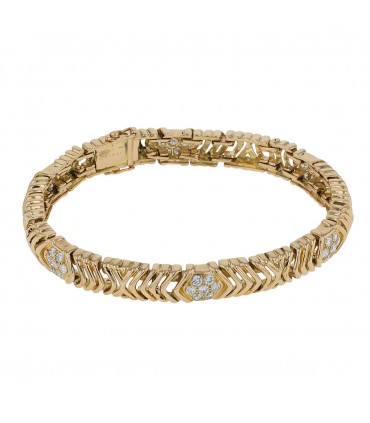 Van Cleef & Arpels diamonds and gold bracelet