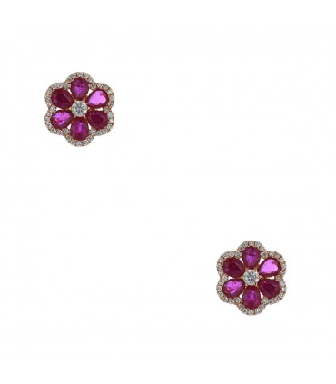 Boucles d’oreilles Fleurs