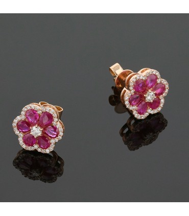 Boucles d’oreilles Fleurs