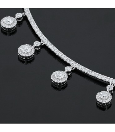 Messika diamonds and gold necklace