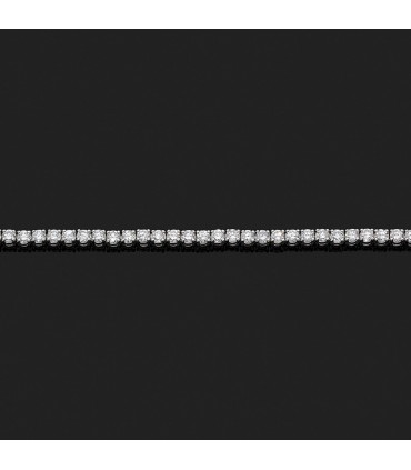 Bracelet rivière or et diamants