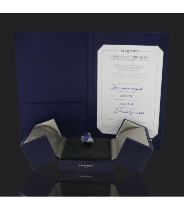 Chaumet Exquises tanzanite, diamonds and gold ring