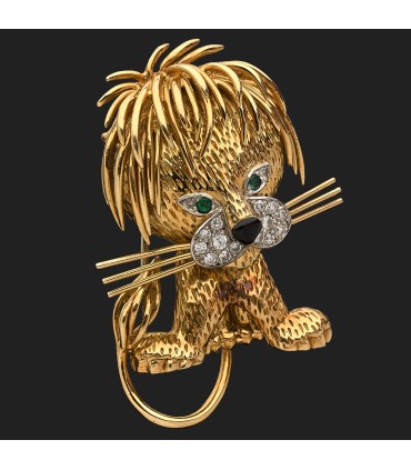 Broche Van Cleef & Arpels Lion Ebouriffé