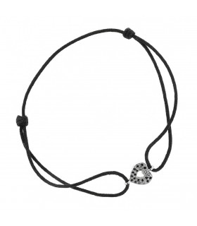 Poiray Coeur Secret diamonds and gold bracelet