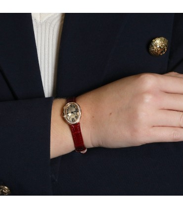 Cartier Baignoire diamonds and gold watch