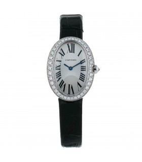 Cartier Baignoire diamonds and gold watch