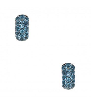 H. Stern aquamarines, citrines and two tones gold earrings