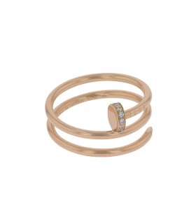 Cartier Juste un Clou diamonds and gold ring