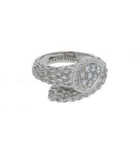 Boucheron Serpent Bohème diamonds and gold ring