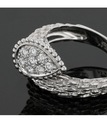 Boucheron Serpent Bohème diamonds and gold ring