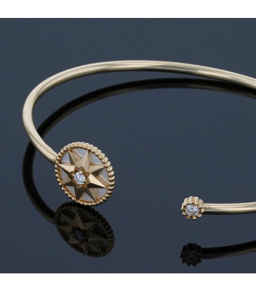 Dior Rose des Vents mother-of-pearl, diamonds and gold bracelet