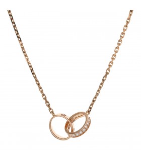 Cartier Love gold and diamonds necklace