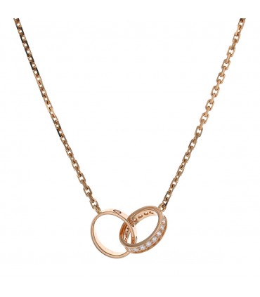 Cartier Love gold and diamonds necklace