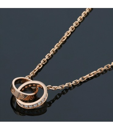 Cartier Love gold and diamonds necklace