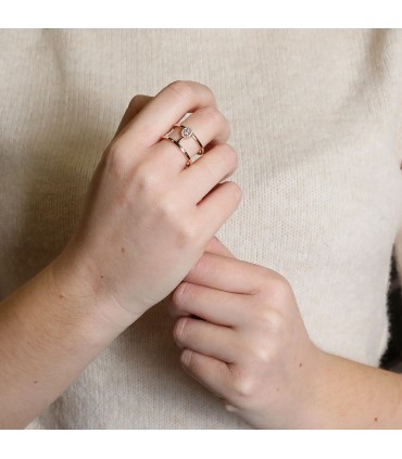 Messika Glam’Azone diamonds and gold ring