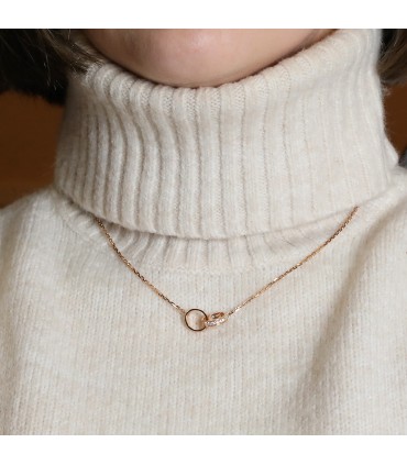 Cartier Love gold and diamonds necklace
