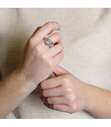 Boucheron Serpent Bohème diamonds and gold ring