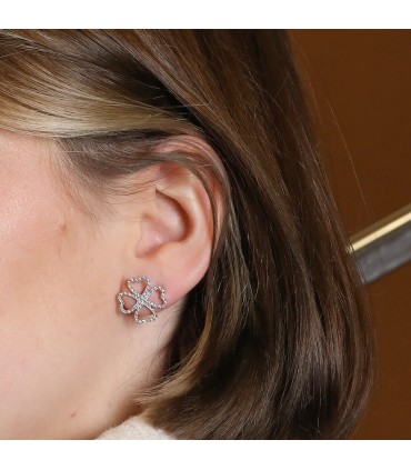 Boucles d’oreilles Djula Trèfle